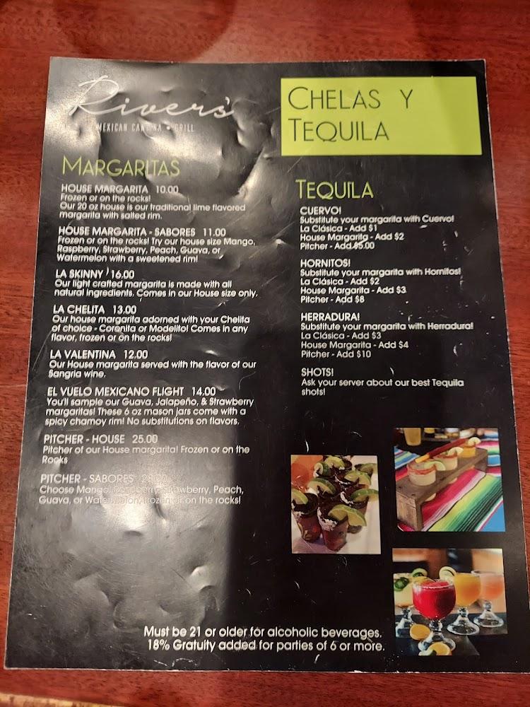 Rivers' Mexican Cantina & Grill Menu image 3